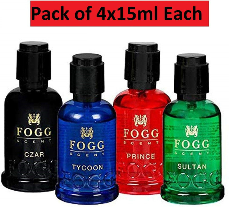 FOGG Mini Scent for Men and Women (15 ml Each) - Pack of 4 Body Mist - For Men & Women(60 ml)