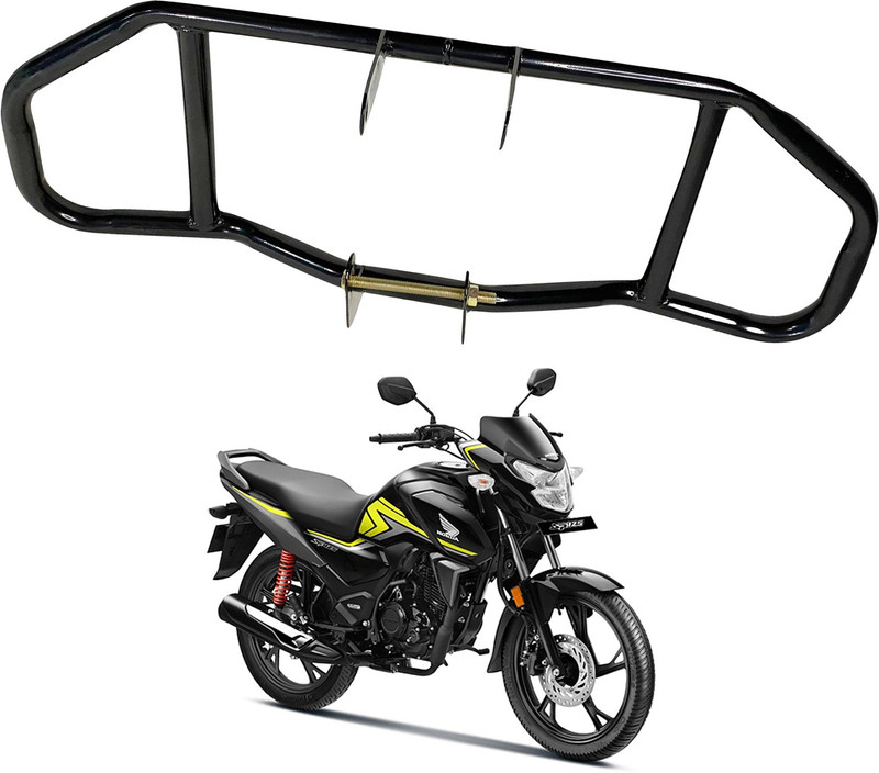 Dhe Best Bike Heavy Duty Leg Crash Guard/Leg Guard Black BS6 Models For Honda SP 125(Honda)