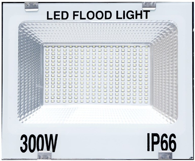 Markit Easy 300 Watt Ultra Thin Slim Ip66 LED Flood Outdoor Light Cool White Waterproof- 300W (Pack OF1) | Outdoor Light | Made In India(Flood300) Gate Light Outdoor Lamp(Black)