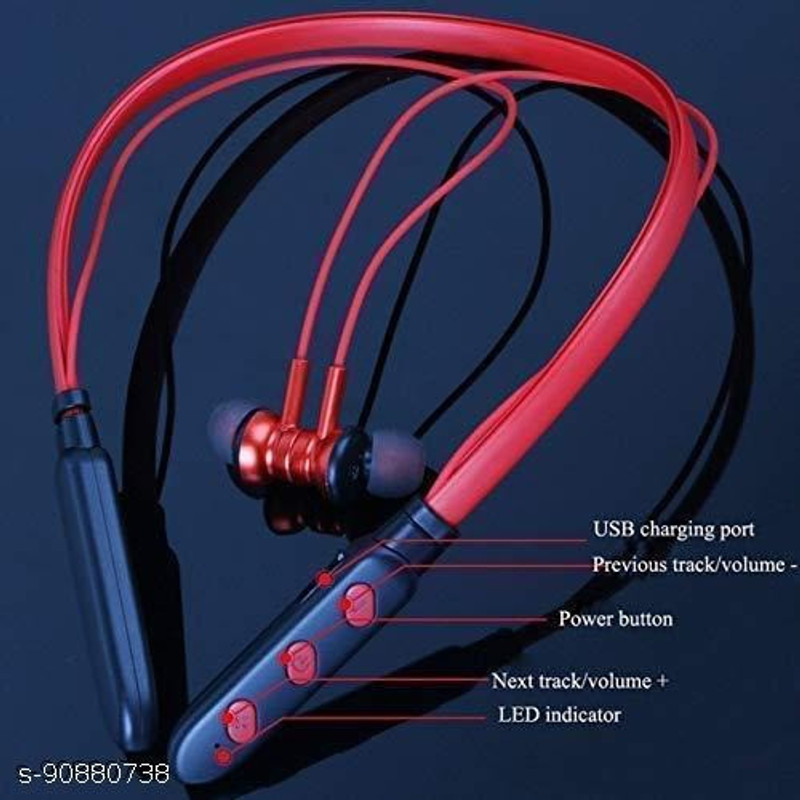 marvel gadgets B11 Wireless Neckband Bluetooth Bluetooth Headset(MULTICOLOUR, In the Ear)