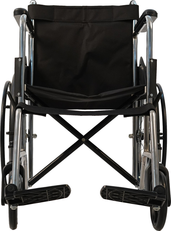 saniquick Foldable Wheelchair with Safety Belt for Old age People, SQ021-0202534 Manual Wheelchair(Self-propelled Wheelchair)