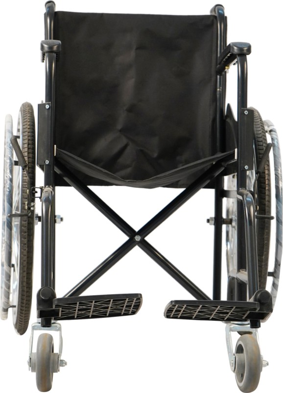 saniquick Manual Foldable Wheelchair for Old age People and Patients, SQ036-0202524 Manual Wheelchair(Self-propelled Wheelchair)