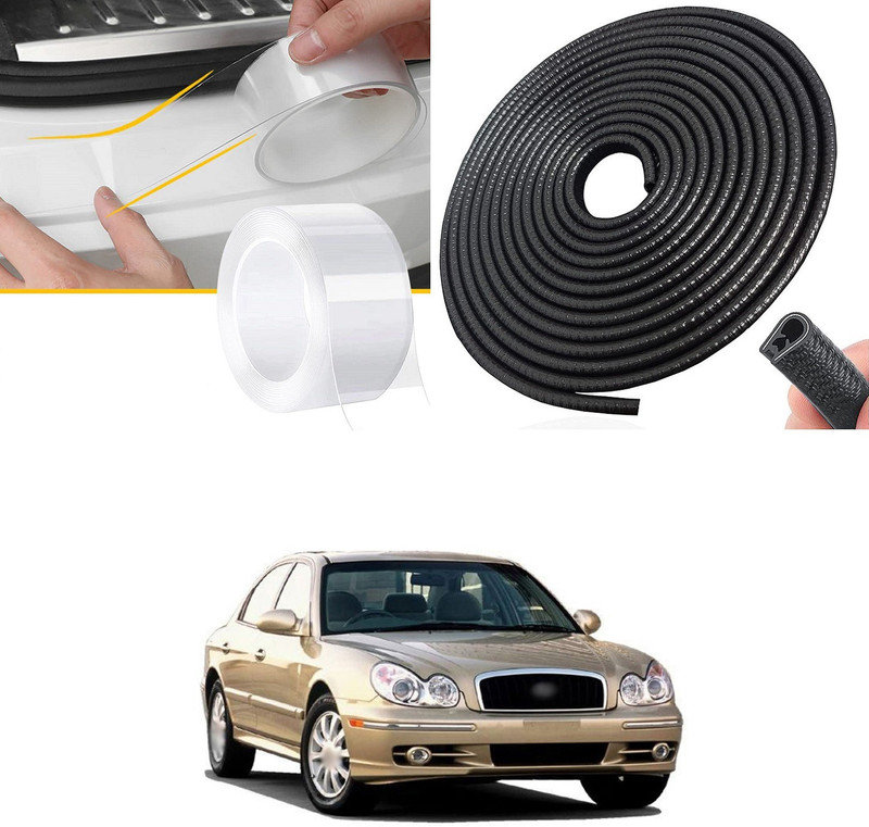 PECUNIA U Shape Edge Trim Guard Protection 5D Car Door Bumper Beading Protection s867 Matte, Glossy Hyundai Sonata Side Garnish
