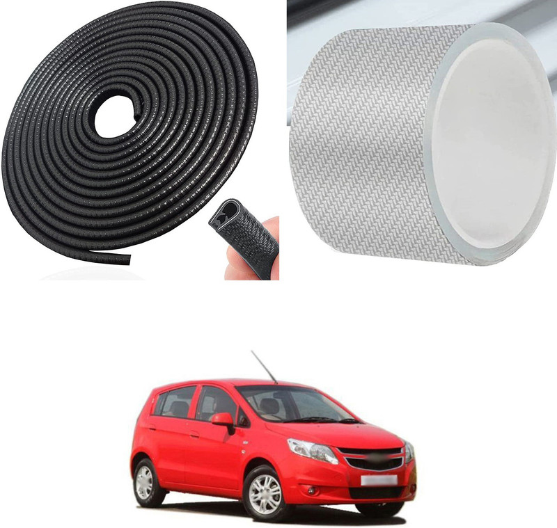 PECUNIA U Shape Edge Trim Guard Protection 5D Car Door Bumper Beading Protection s299 Matte, Glossy Chevrolet UVA Side Garnish