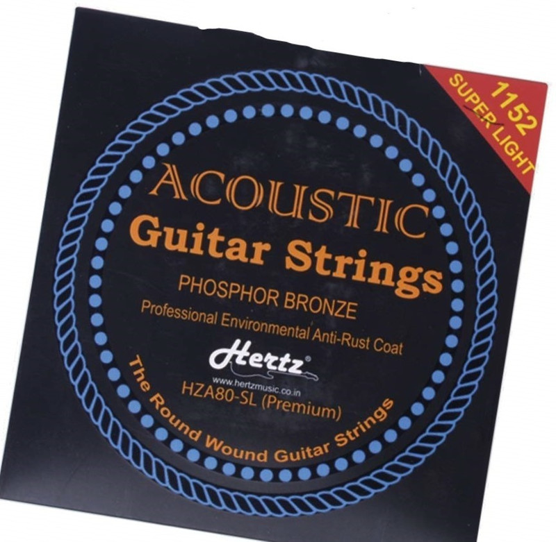Hertz Acoustic STRING SET Guitar String(6 Strings)