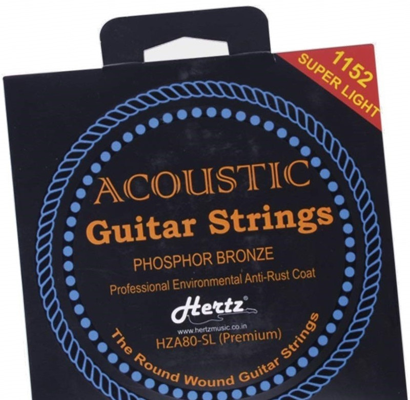Hertz Acoustic SET OF ALL HERT Guitar String(6 Strings)