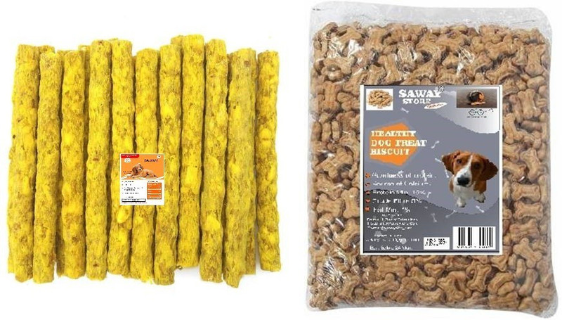 SAWAY Saway Export Quality Dog Calcium Brown Biscuit 500 gm NA, NA Dog Chew(0.5 kg, Pack of 1)