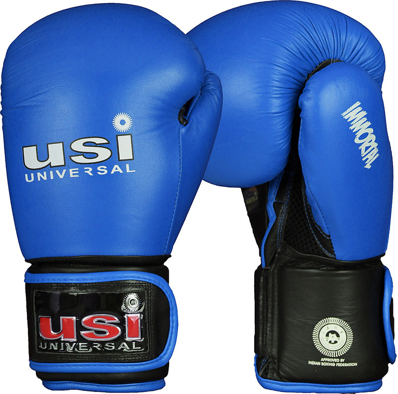 usi Boxing Gloves , Boxing Gloves For Men , Immortal Safe Spar Gloves (609M1) Sparring & Bag Gloves(Blue)