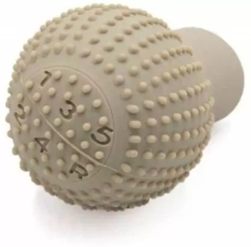 shopncreate BEIGE SILICON KNOB COVER Gear Shift Collar