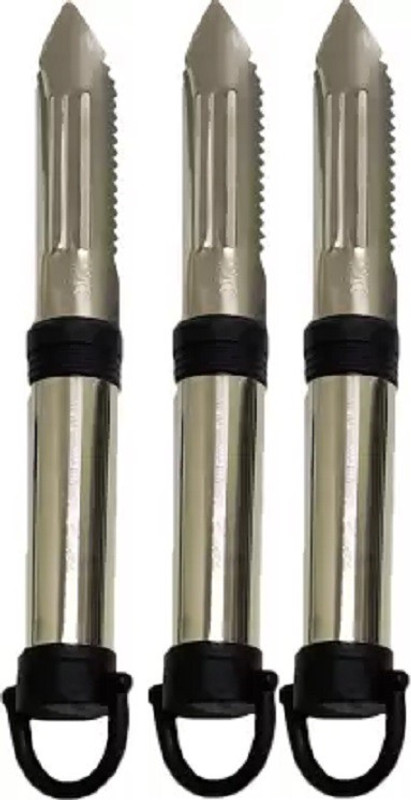 Actn Straight Peeler(Silver Pack of 3)