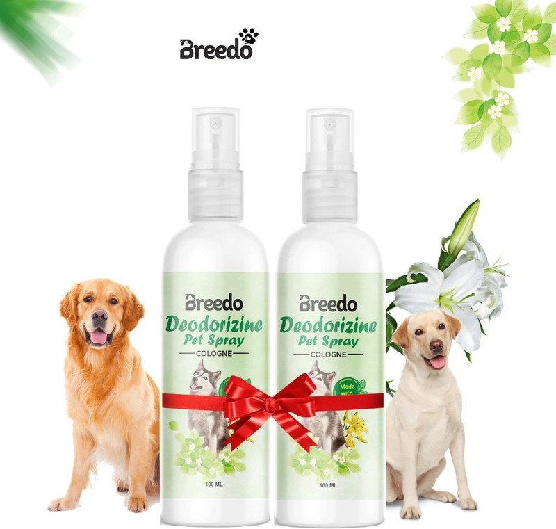 Breedo Dog (Pack of 2) Dog Need Deodorant Perfume Spray + Deodorant Perfume Spray Natural Cologne(200 ml)