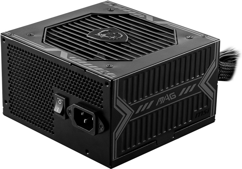 MSI MAG A650BN 650 Watts Computer PSU with 5 SATA Cables(Black)