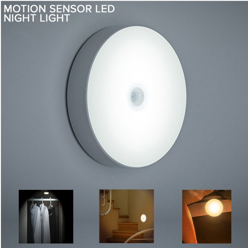Dev Dev Motion Sensor LED Light for Home with USB Charging Night Lamp Motion Sensor Light