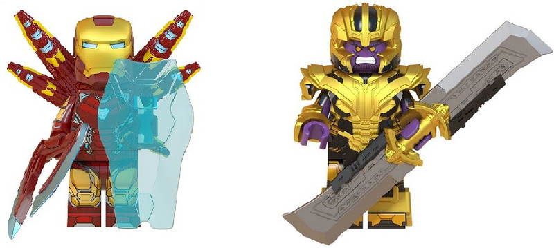 FOZZO-SK New Iron Man Vs Thanos Legoing Avengers Building Blocks Mini Toy Figures Puzzle(Multicolor)