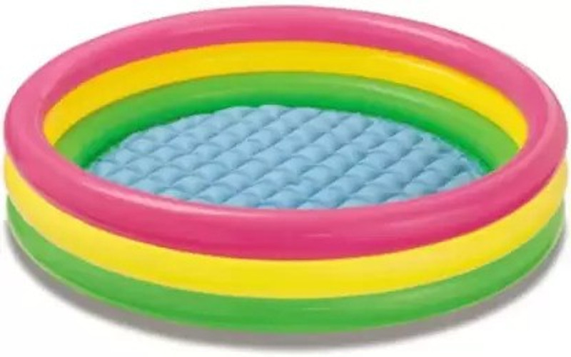 SAGITTARIUSS Portable inflatable 3 ft 3 ring bath tub Child tub(Multicolor)
