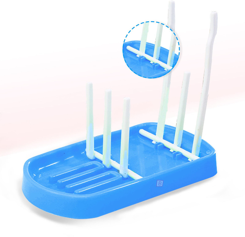 Drumstone Plastic Bottle Rack(Blue, 9 Bottles)
