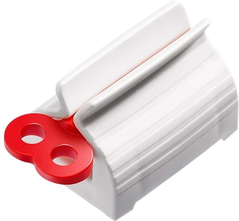 Dhruv DK-132 ROLLING TUBE TOOTHPASTE SQUEEZER TOOTHPASTE SEAT HOLDER STAND Plastic Toothbrush Holder(Multicolor)