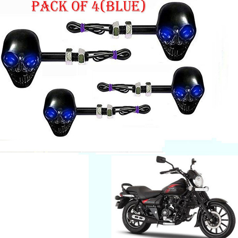 RawatZ Side LED Indicator Light for Bajaj Avenger(Blue)