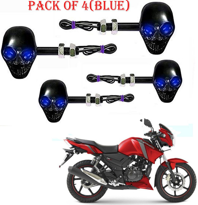 RawatZ Side LED Indicator Light for TVS Apache RTR 160(Blue)