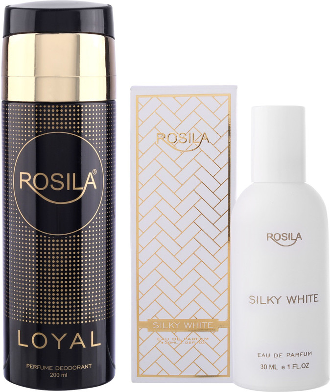 ROSILA Loyal Deo Silky White 24x7 Dark Temptation Hamilton Wild KS Spark Good Morning(2 Items in the set)