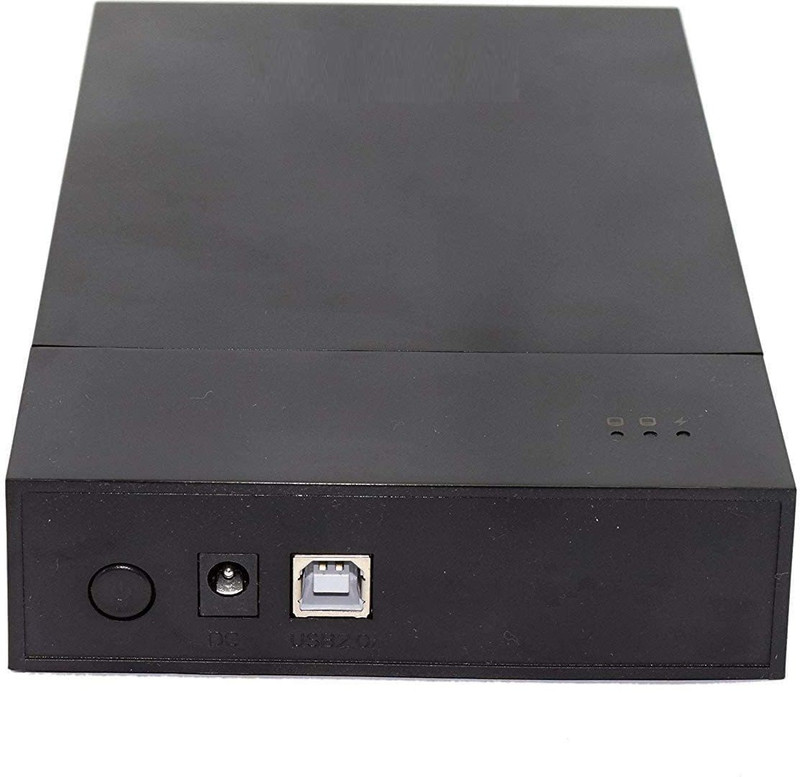 TERABYTE 2in1 USB 3.0 Sata 2.5"/ 3.5" Dual External Sata Hard Disk Case, External 3.5 inch Desktop Hard Drive Enclosure(For Computer, laptop, Transparent)