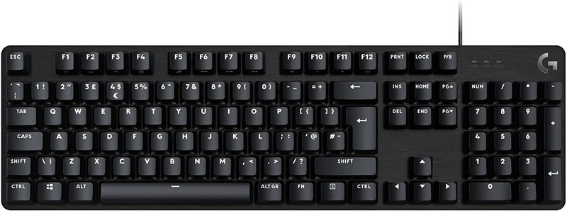 Logitech G413 SE FULL SIZE Wired USB Standard Gaming Keyboard Compatible with Desktop, Laptop, Mac Rainbow(Graphite Black)