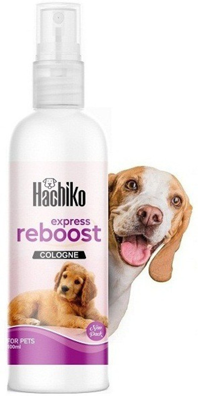 Hachiko Dog Reboost Perfume Spray Deodorizer Freshener For All Dog Breeds Dog & Cat Natural Cologne(100 ml)