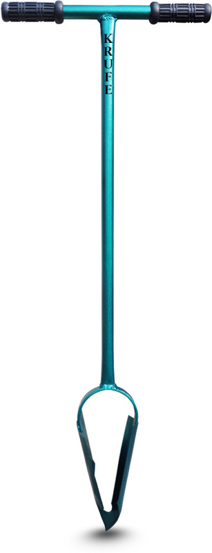 krufe Post Hole Hand Auger, Burmi 4 Inch (Green) Auger Drill(One Man Operation)