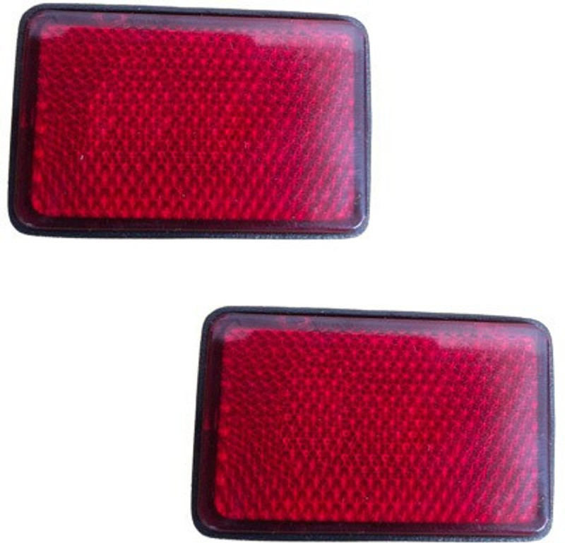 HB NUMBER PLATE REFLECTOR - 2 NOS UNIVERSAL Car Reflector Light(Red)
