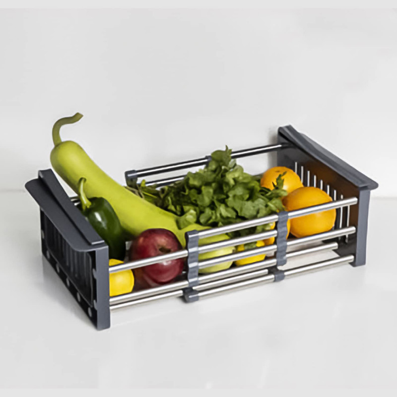 Modinity Silver Fruit & Vegetable Basket(Multicolor)