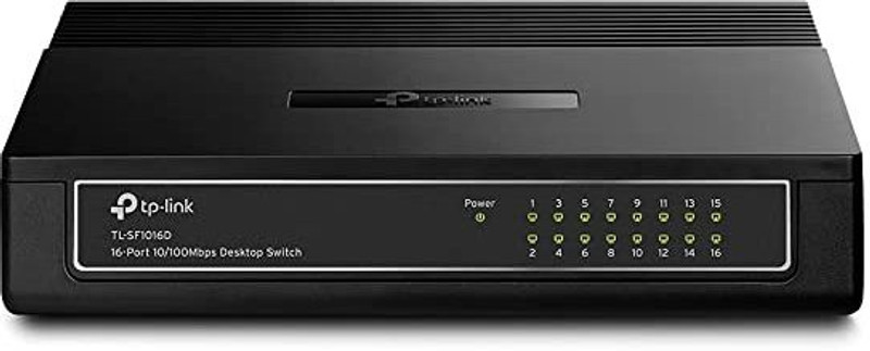 Arthur 4388349 6 Ports 100 Mbps Fully Managed Network Switch(Black)