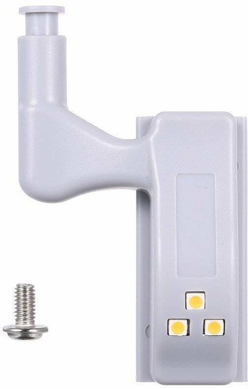 lOMESH Closet Hinges LED Light for Kitchen Cabinet Cupboard Closet Night Lights Smart Sensor Light