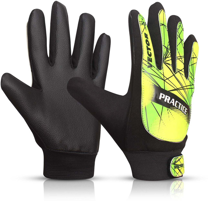 VECTOR X Practice Goalkeeping Gloves(Black, Green)