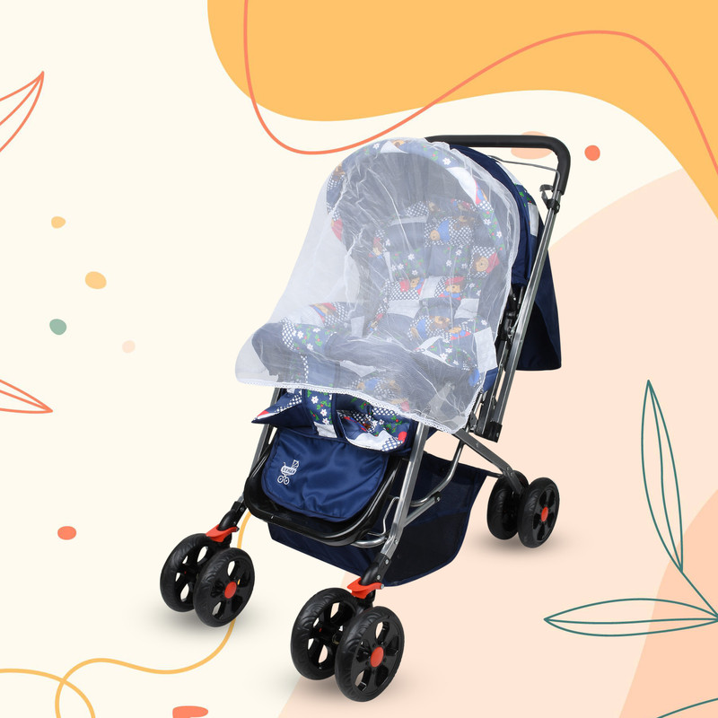 DUGGI MUGGI Stroller/Pram, Easy Fold, for Newborn Baby/Kids, 0-3 Years Stroller(3, Multicolor)