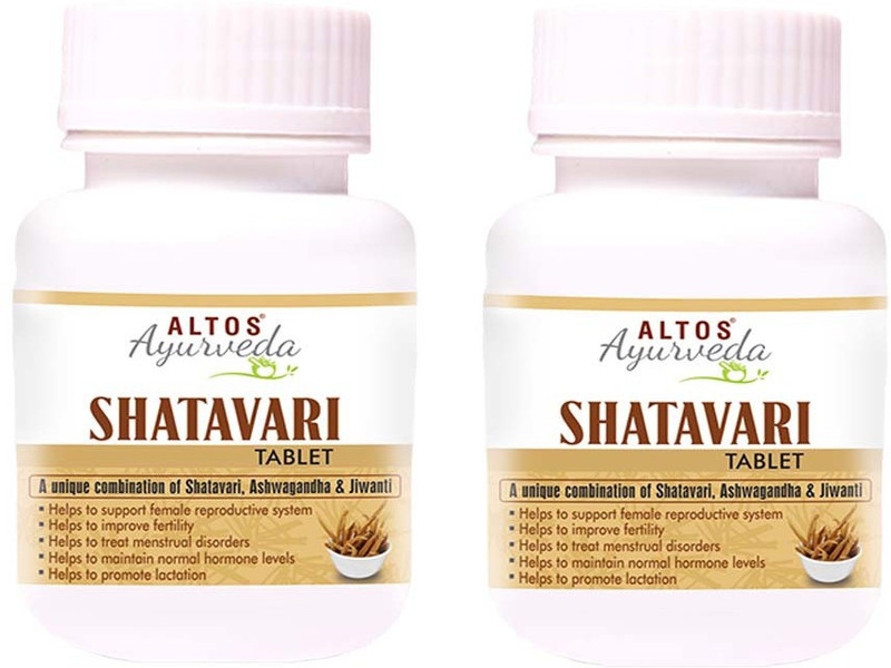 ALTOS Ayurveda SHATAVARI TABLET(30tab)- Pack of 2(Pack of 2, 60 Tablets)