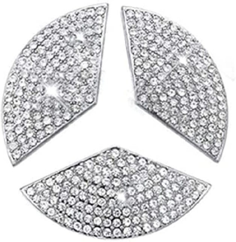 QAWACHH Steering Crystal Caps Compatible for Mercedes Cars-Crystal Car Dashboard Cover(Mercedes-Benz C30 R)