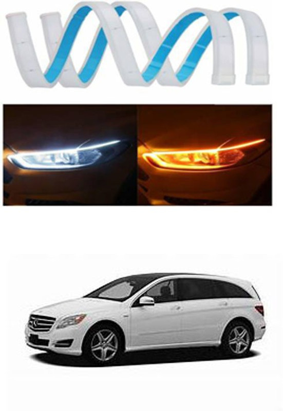 FKOK Car Led Light Soft neon headlight design Article Lamp For R-Class Car Fancy Lights(White, Yellow)