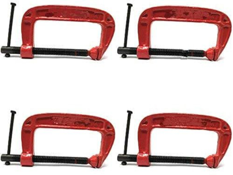 Exotic Arcade C-clamp(Set of 4 - 2 Inch, 3 Inch, 4 Inch, 6 Inch cm)