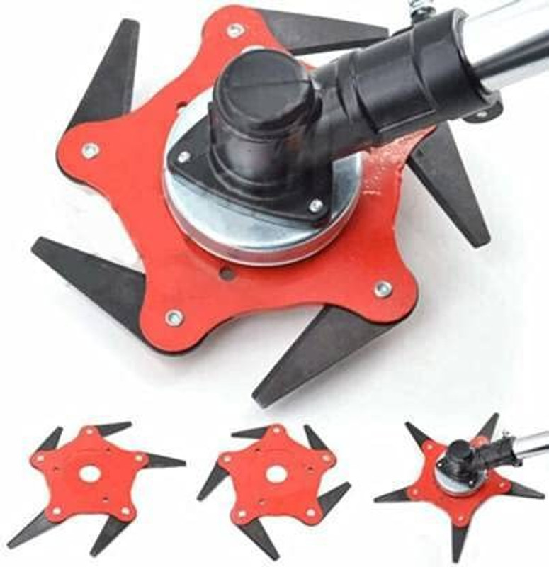 Dgk Foldable Blade for Brush Cutter Machine Corded Grass Trimmer(Manual Feed)
