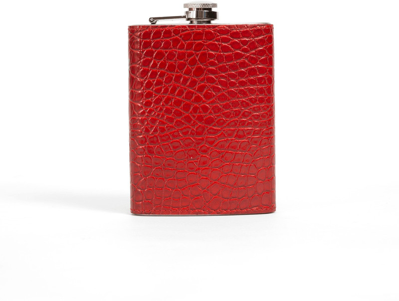Home4U Richmond Hip Flask Red Stainless Steel Hip Flask(136 ml)
