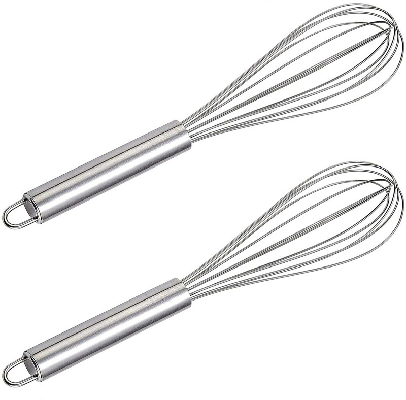 kitchenKing Spiral Whisk Set-2 pcs Stainless Steel Spiral Whisk(Pack of 2)