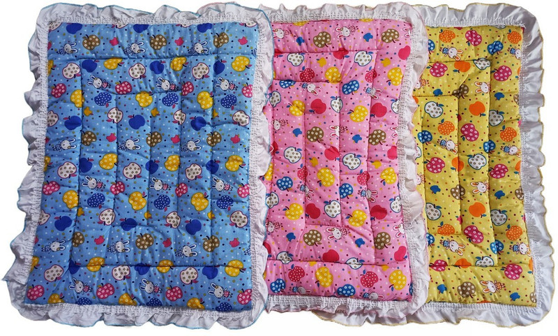 8teq enterprise New born Baby Cotton Godari(Mattress) MATTRESS SELF DESIGN(Fabric, Multicolor)