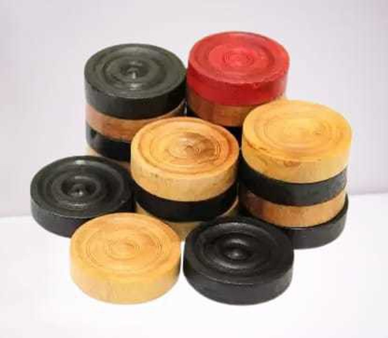 Hyper heavy wooden carrom coins Carrom Pawns(Pack of 22)