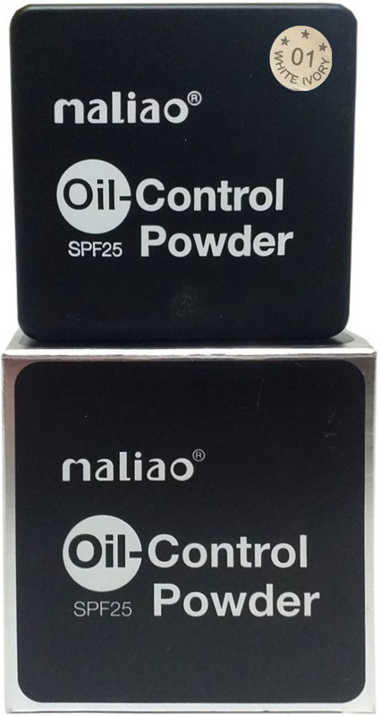 maliao Oil Control Compact Power Compact White Ivory Compact(White Ivory, 15 ml)