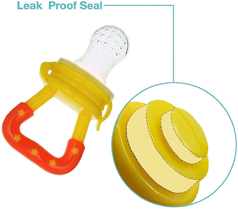 DN BROTHERS Silicone Baby Fruit Food Feeder, Pacifier, Best Toy Fruit Teether  - SILICON(Multicolor)