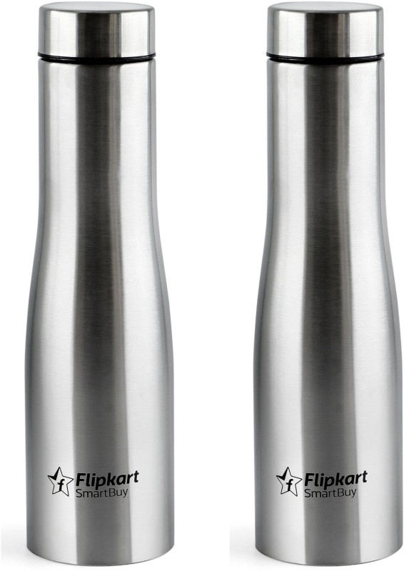 Flipkart SmartBuy Stainless 1000 ml Bottle(Pack of 2, Silver, Steel)