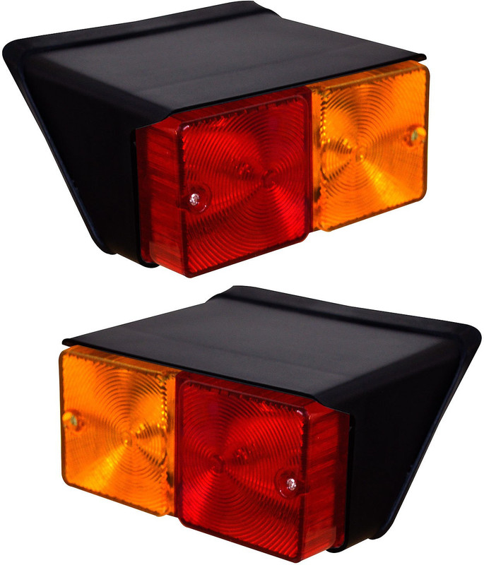 Apsmotiv LED Rear Tail Lamp Set Suitable for Case IH Fiat Ford New Holland Tractors Car Dash Indicator Lamp