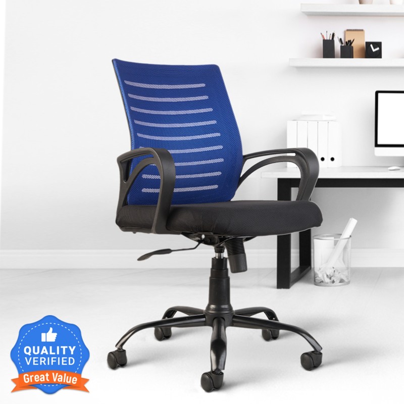CELLBELL Fabric Office Executive Chair(Blue, DIY(Do-It-Yourself))
