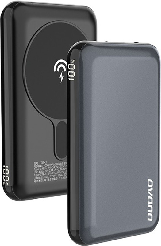 DUDAO MagSafe 15W Wireless Power Bank compatible with iPhone and Wireless Devices Power Pack Mod(Compatible only with iPhone 13 Pro Max, iPhone 13, iPhone 13 Mini, iPhone 12 Pro Max, iPhone 12, iPhone 12 Mini)