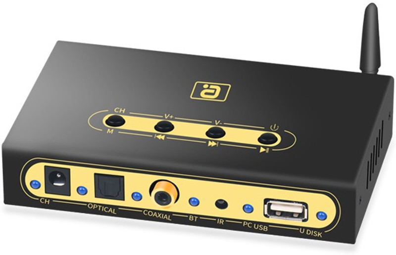 Etzin Etzin DA720 5.1CH Audio Decoder(EPL-566H) MP3 Player(Black, Gold, 1 Display)
